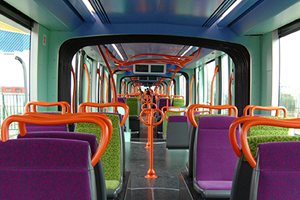 Photo de l'int&eacute;rieur des rames 402